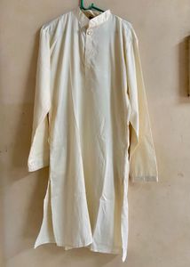Men's Cream Kurta