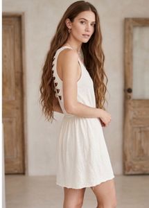 Bershka Cut-Out Back Mini Dress