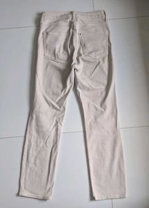 Beige Denim Jeans