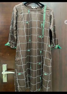 Stylish Checked Kurta