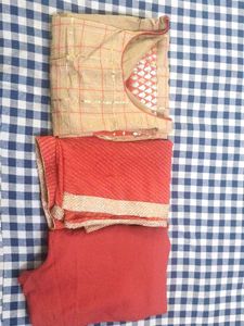 Mirror Work Kurta set with pant and dupatta
