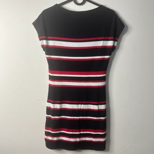 Striped Short Sleeve Dress