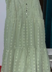 Green A line Dress
