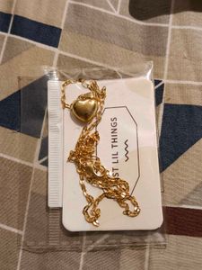 Gold Heart Pendant Necklace