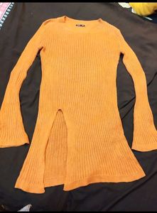 Woolen long top