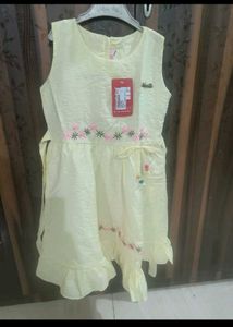 Cute Yellow Floral Dress