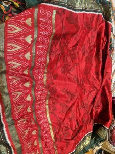 Micro Cotton Silk Langha and dupatta Dandiya  look