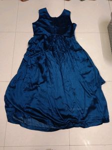 Blue Gown With Jacket