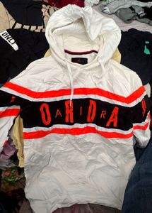 Jordan White Hoodie