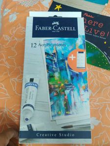 12 Acrylic Colours