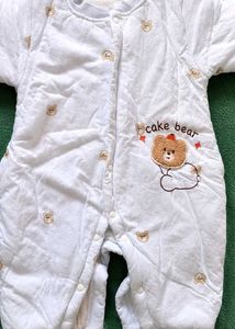Cute Cake Bear Baby Snowsuit for winter