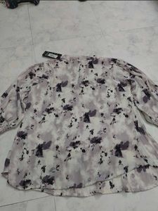 Elegant Floral Print Blouse with Embellishments
