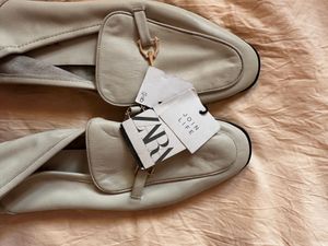 Zara Off White Shoes