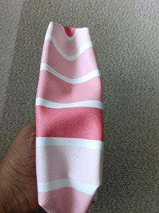 Brand New Cute Pink Stripe Pouch