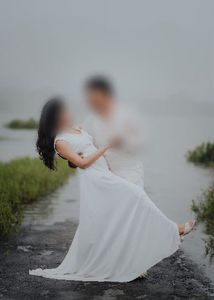 Elegant White Gown