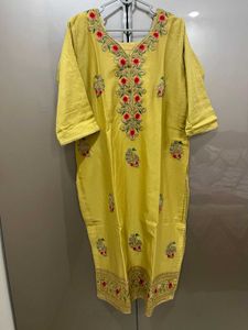 Mustard Yellow Kurta &amp; Shalwar