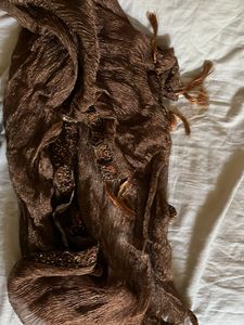 Turban and Dupatta with Gold Trim