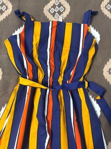 Striped Midi Dress