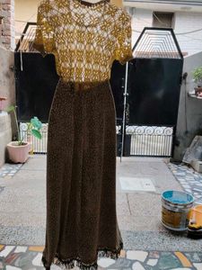 Elegant Printed Maxi Skirt