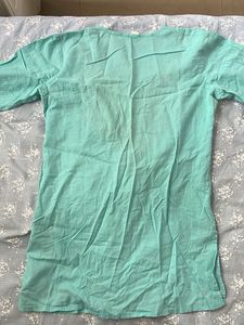 Aqua Blue Embroidered Kurta