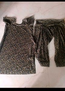 Floral Print Kurta Set