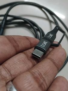 Boat USB-C and type duel Charging Cable 3A