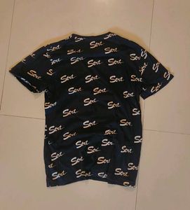 Black Graphic Print T-Shirt