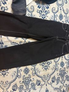 Black Straight Leg Jeans