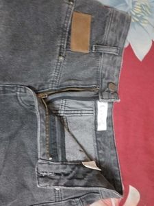 Stylish Grey Denim Shorts