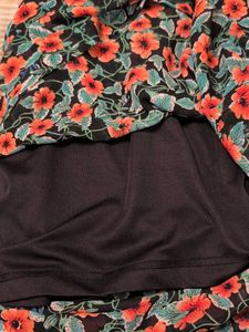 Floral Print Skirt