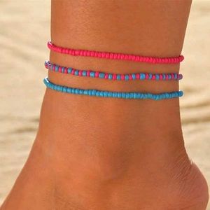 Beaded Anklet Set