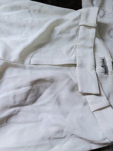 WOMEN WHITE&amp;BLACK TROUSERS