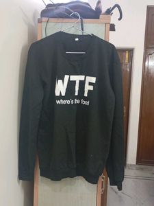 Black WTF "Where's the food" Sweatshirt