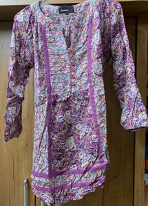Bohemian Floral Print Kurta
