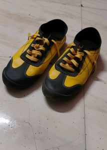 SLAZENGER Yellow & Black Casual Sneakers