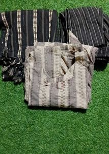 Striped Kurta with Pant Set