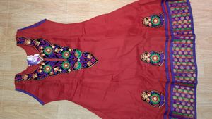 Anarkali Suit With Chudidar Pajama &amp; Dupatta Set🛍