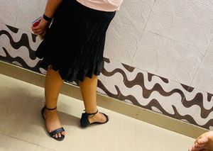 Brown Stretchable Skirt