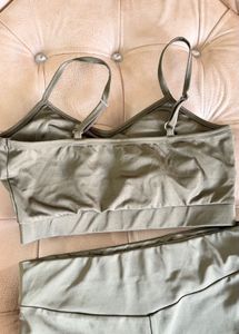 Olive Green Workout Set