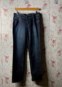 Stylish Dark Wash Denim Jeans
