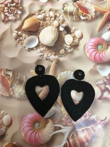 Beaded Heart Earrings