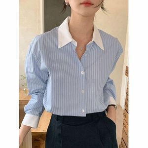 Striped loose shirt