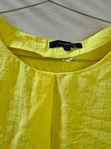 Bright Yellow Casual Top