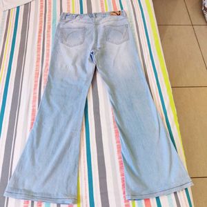 Light Wash Flare Jeans