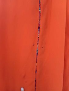 orange  long kurti