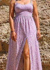 Flowy Floral Spaghetti Dress