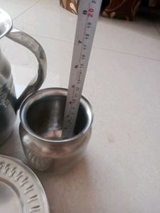 Vintage Stainless Steel Serving Set