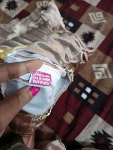 Elegant Girls' Party Gown sleeves inside attached