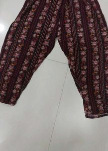 Floral Print Kurta and Palazzo Set