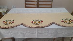 Embroidered  Sofa back covers